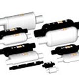 The Centek Vernatone™ exhaust muffler is the original FRP water-cooled marine muffler. This style has been used by boat builders and boaters world wide for over 40 years. The Vernatone family of inline mufflers includes eight basic products with hundreds of variations in length, width, height, inlets and outlets. Builders and boaters requested these variations for specific engine or location requirements in a particular vessel. These Centek mufflers also vary in size which influences the acoustical performance. Call to spec out your specific muffler.
